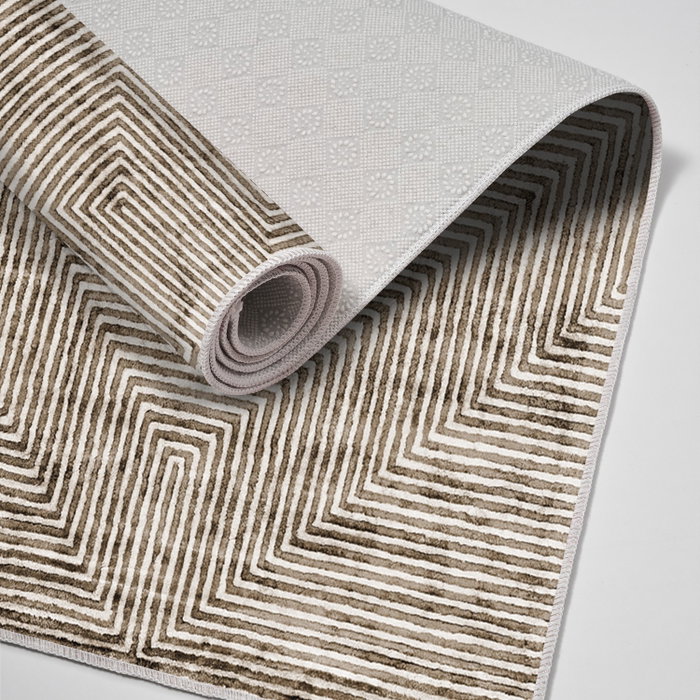 Conceptum Alfombra de Pasillo Mu134 - Coffee (80 x 200 cm)